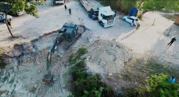 Así destruyeron puertos clandestinos en frontera con Argentina