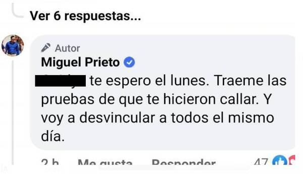 Crónica / Denunció a un alto funcionario municipal que le dijo “te quiero comer”, he'i