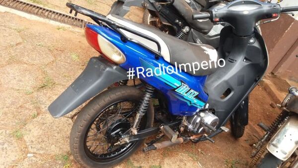 Policía recuperó en el barrio San Gerardo motocicleta robada en Ponta Porã