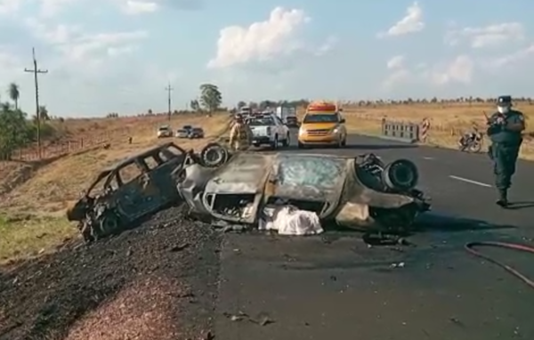 VIDEO: Vairo accidente de tránsito deja varios heridos en Quiindy
