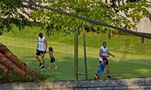 Crónica / ¡Tito ya entrenó con sus hijos en la Villa Olimpia!