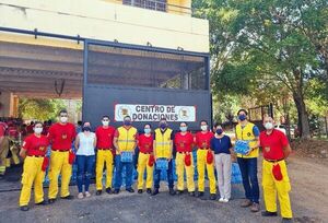 Tigo dona agua a los bomberos - Empresariales - ABC Color