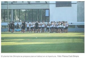 Iván Torres y Víctor Salazar se reincorporaron a Olimpia