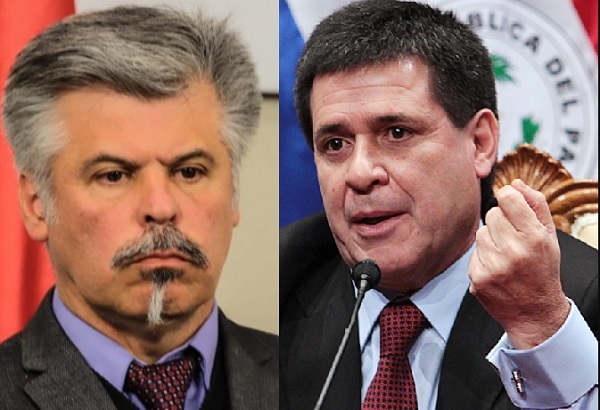 Giuzzio vincula el “tráfico” de Cartes con el crimen organizado