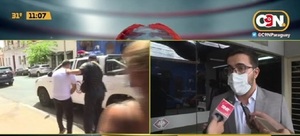 Policías investigados rumbo al Juzgado por el caso de Bogado Quevedo - C9N