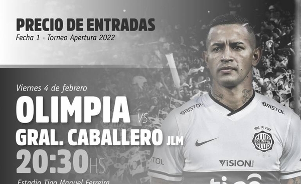 Diario HOY | Olimpia pone a la venta las entradas para la fecha 1 del Apertura