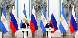 Presidente de Argentina ofreció su país a Putin como “puerta de entrada a América Latina”