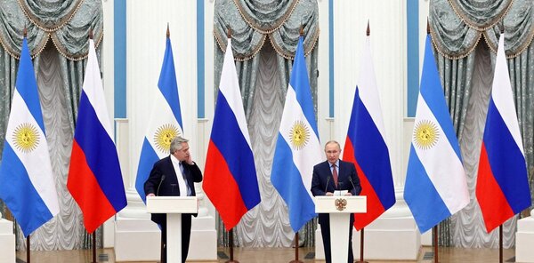 Presidente de Argentina ofreció su país a Putin como “puerta de entrada a América Latina”