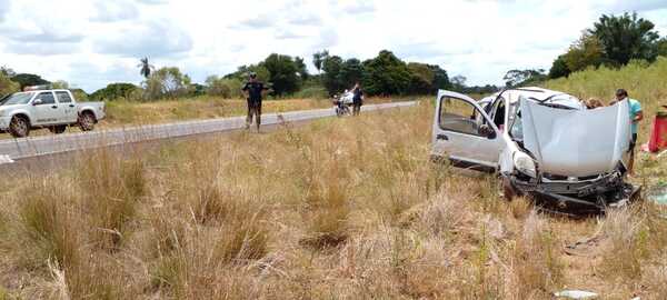 Aparatoso vuelvo deja varios lesionados sobre la Ruta PY08 en General Artigas