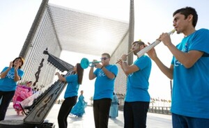 Concierto de Orquesta H2O con el Arpa de Agua será el sábado en Dubái