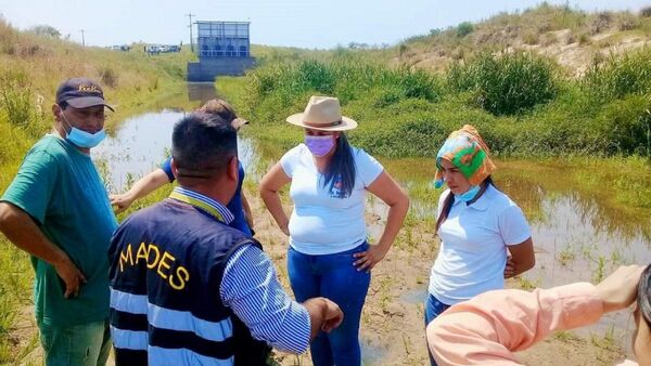 General Artigas: Allanan arrocera por bombeo de agua del río Tebicuary