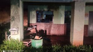 Incendio consumió dirección de una escuelita