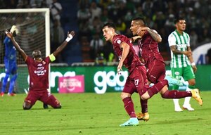 Gustavo Ramírez da el triunfo a Tolima con un golazo desde el mediocampo