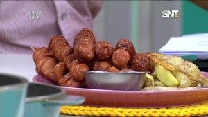 Cocina LMCD: Salchichas espirales con salsa de tomate - SNT