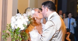[VIDEO] Así fue la boda de Nenecho Rodríguez y Lizarella Valiente