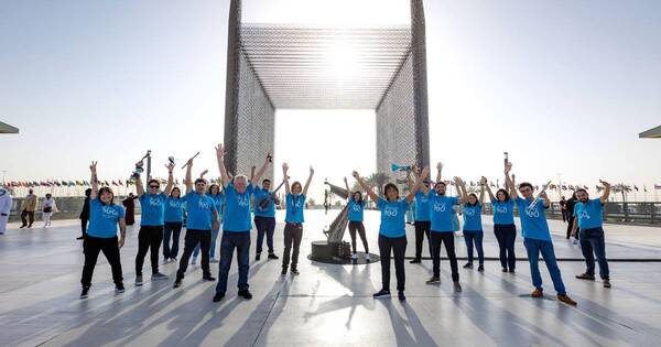La Nación / Orquesta H2O distinguida con la apertura del Portón de Expo Dubái