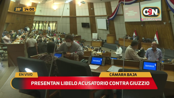 Presentan libelo acusatorio contra Giuzzio - C9N