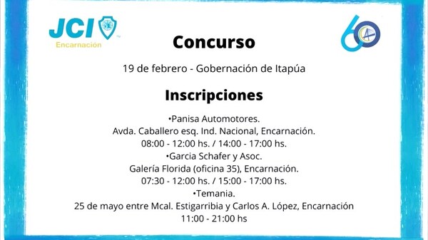 JCI invita a importante concurso de becas en Encarnación