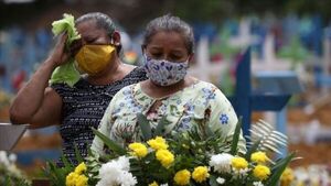 Covid: sin SP y RJ, Brasil registra 184 mil casos en 24 horas