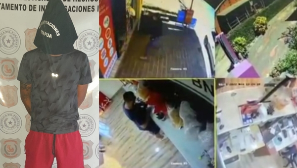 Capturan a sospechoso de violento asalto en local de cobranzas en B° Santa María