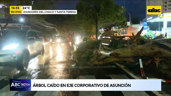 Efectos del temporal en Eje Corporativo de Asunción - ABC Noticias - ABC Color