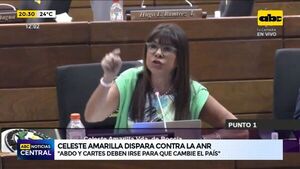 Celeste Amarilla dispara contra la ANR - ABC Noticias - ABC Color
