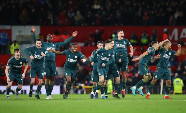 ¡Sorpresa! El modesto Middlesbrough elimina a Manchester United de la FA Cup