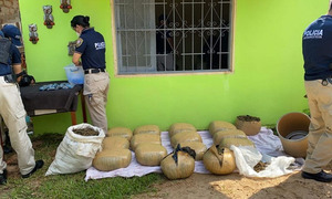 Incautan casi 100 kilos de marihuana y detienen a dos personas en San Lorenzo - OviedoPress