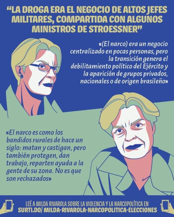 «Cuanto menos funcione el Estado, el narco tiene más facilidad de ocupar territorio, imponer su ley y castigar»