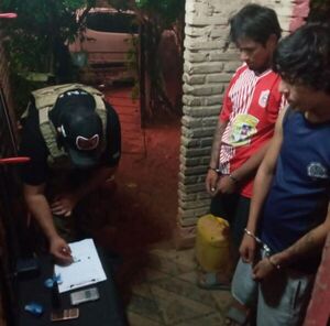 Detienen a distribuidores de crack en Luque