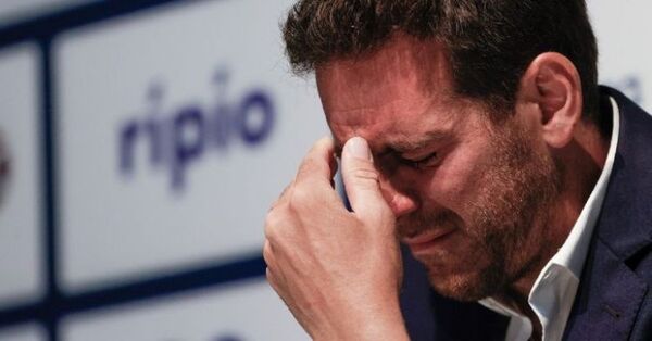 Juan Martín Del Potro ensaya su adiós a las canchas