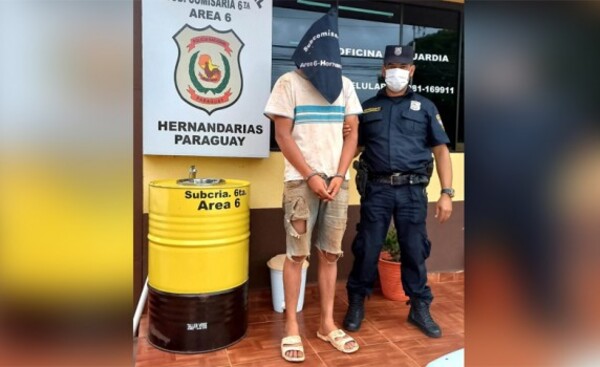 Detienen a un ladrón que acababa de hurtar una motocicleta