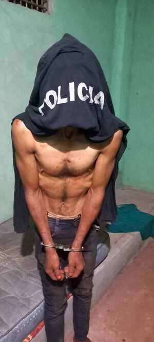 Sorprenden a hombre intentando hurtar en plantación de mandioca