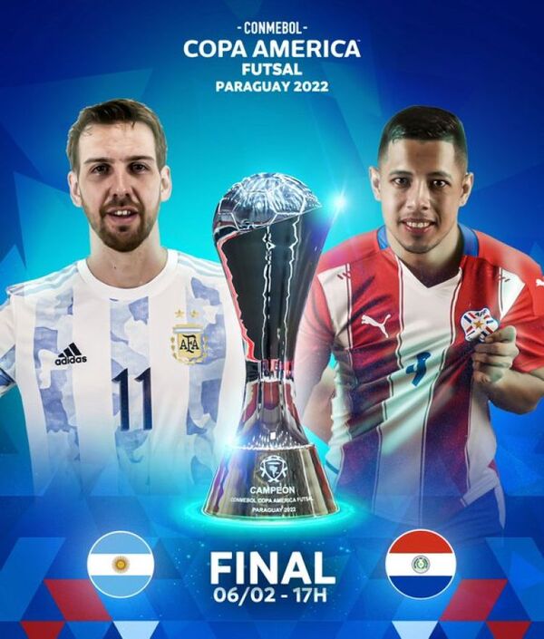 Paraguay-Argentina, la gran final de la Copa América Futsal