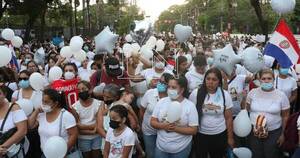 La Nación / #JusticiaparaVita: mediático procesado intentó politizar marcha y recibió reprimenda de Tito Torres