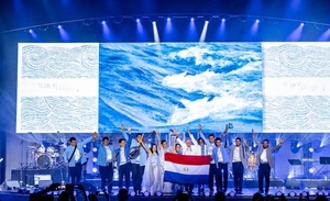 Diario HOY | Orquesta H20 resplandece en la Expo Dubai con el "Arpa de Agua"