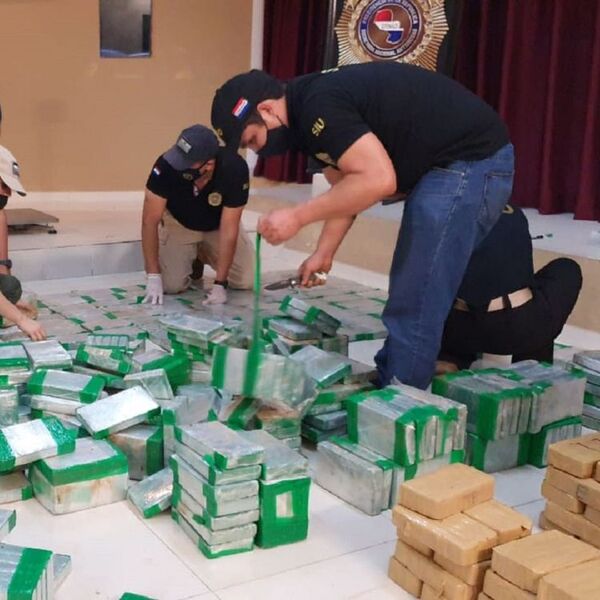 Senad destaca récord en incautación de cocaína y millonario perjuicio a narcos