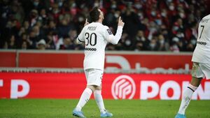 Messi rompe su sequía en la goleada del PSG