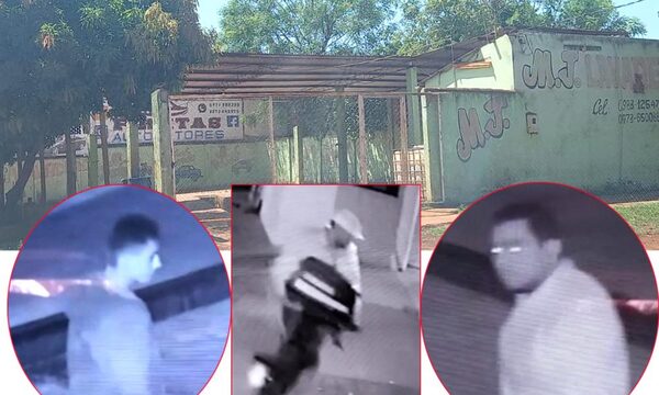 Policías tratan de identificar a delincuentes que robaron motor fuera de borda de un lavadero – Diario TNPRESS