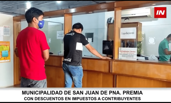 DESCUENTOS EN IMPUESTOS PARA CONTRIBUYENTES DE SAN JUAN DEL PNÁ. - Itapúa Noticias