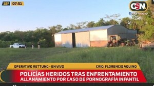 Pornografía infantil: Dos policías heridos tras tiroteos con delincuentes