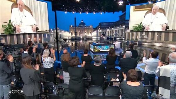 Aparición estelar del papa Franciso en horario de máxima audiencia en la televisión pública italiana