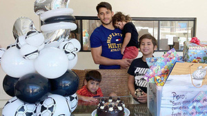 Crónica / "Tito" le festejó su cumple a "Pierunchi"