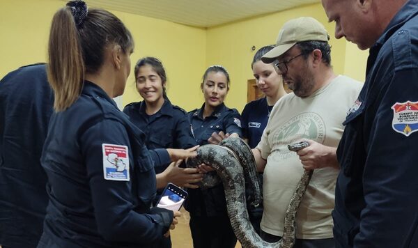 Más de 30 bomberos voluntarios fueron capacitados en identificación de serpientes