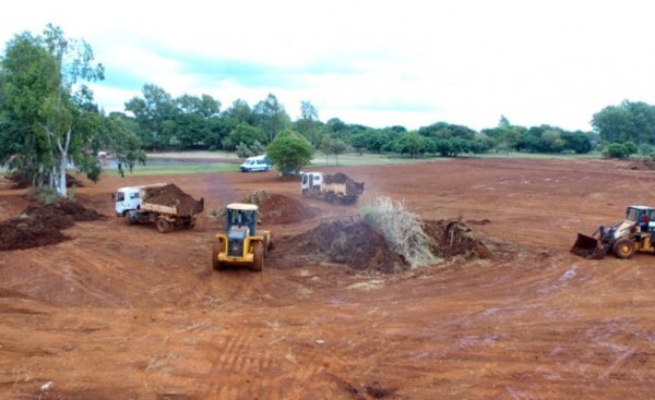 Prosiguen trabajos en futura costanera de Hernandarias