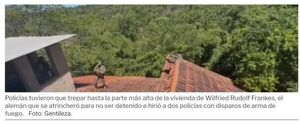 De película: Así fue el operativo para detener a alemán atrincherado en Caaguazú