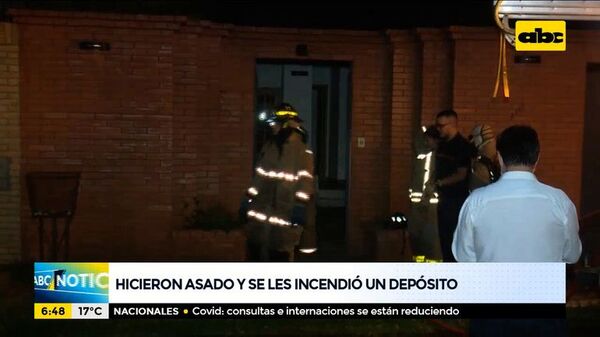 Hicieron asado y se les incendió un depósito - ABC Noticias - ABC Color