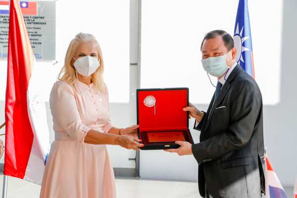 Taiwán realiza desembolso por construcción del Laboratorio Forense y Centro de Evidencias de la Senad - .::Agencia IP::.