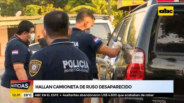 Hallaron camioneta del empresario ruso desaparecido - ABC Noticias - ABC Color