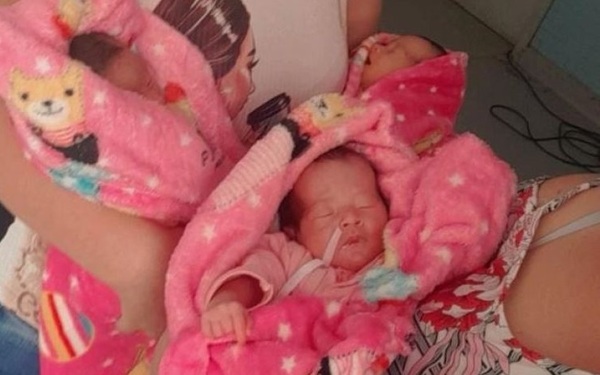 Trillizas de PJC ya van a casa con muy buena salud - Noticiero Paraguay